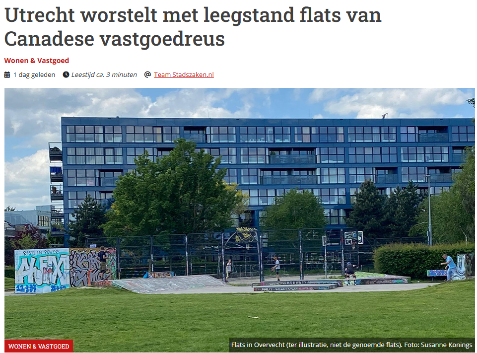 De Utrechtse wooncrisis
Vragen in Utrechtse Raad